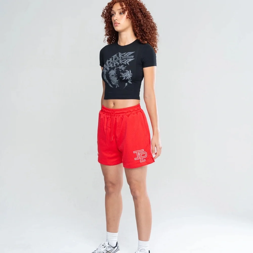 Inaka Power‎ Classic Mesh Shorts Size Small Red